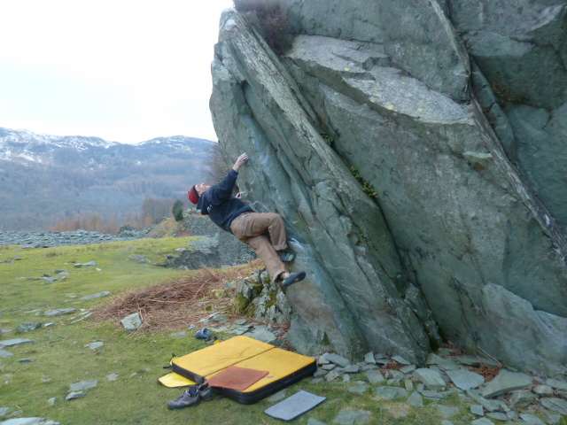 Arc'teryx Aristo pants - great for chilly bouldering days.