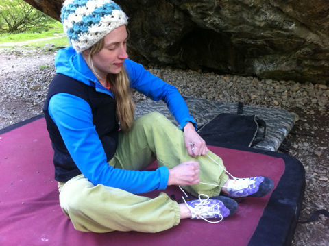 The lacing system worked really well.