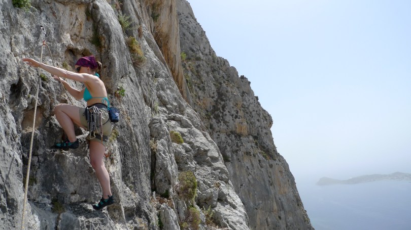 The Wild Country Aurora Women's Ziplock Harness is a nice lightweight harness, perfect for sport climbs like those found in Kalymnos.
