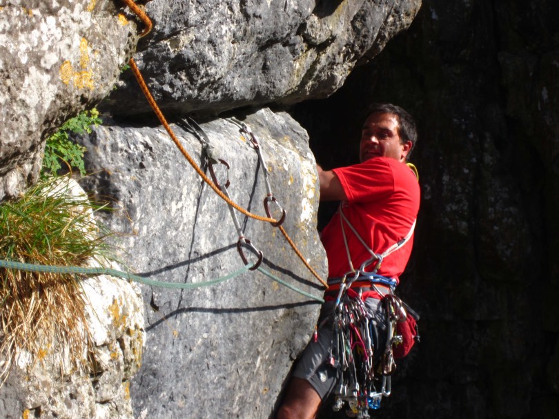 WC Blaze harness. Great for trad and sport climbing.