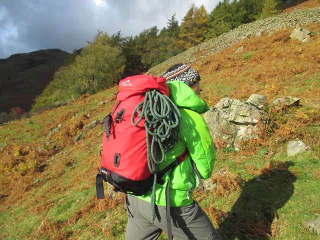 Could be loaded up with plenty of kit for a big day in the mountains.