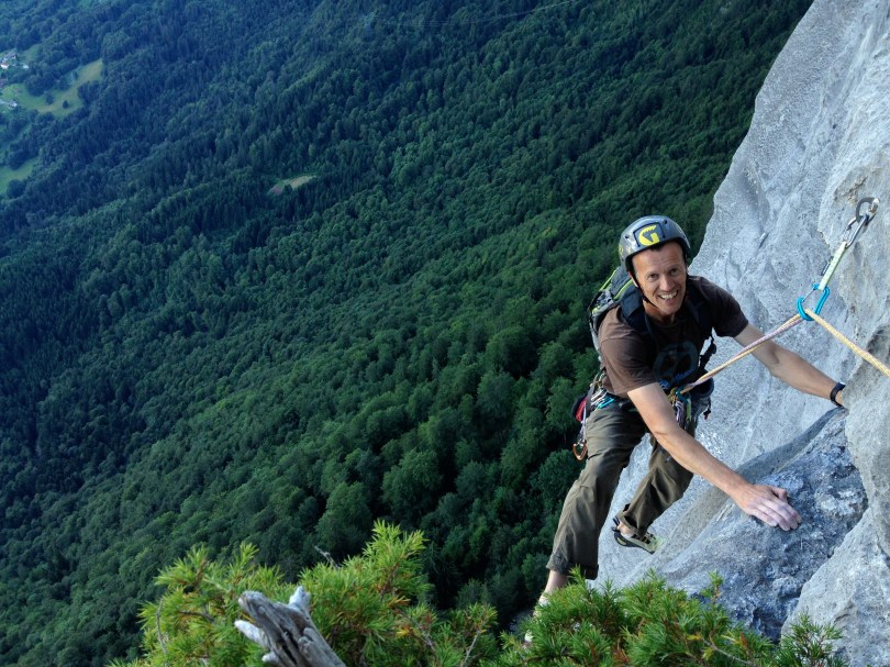 It was nice to save some weight on multi pitch rock climbs!