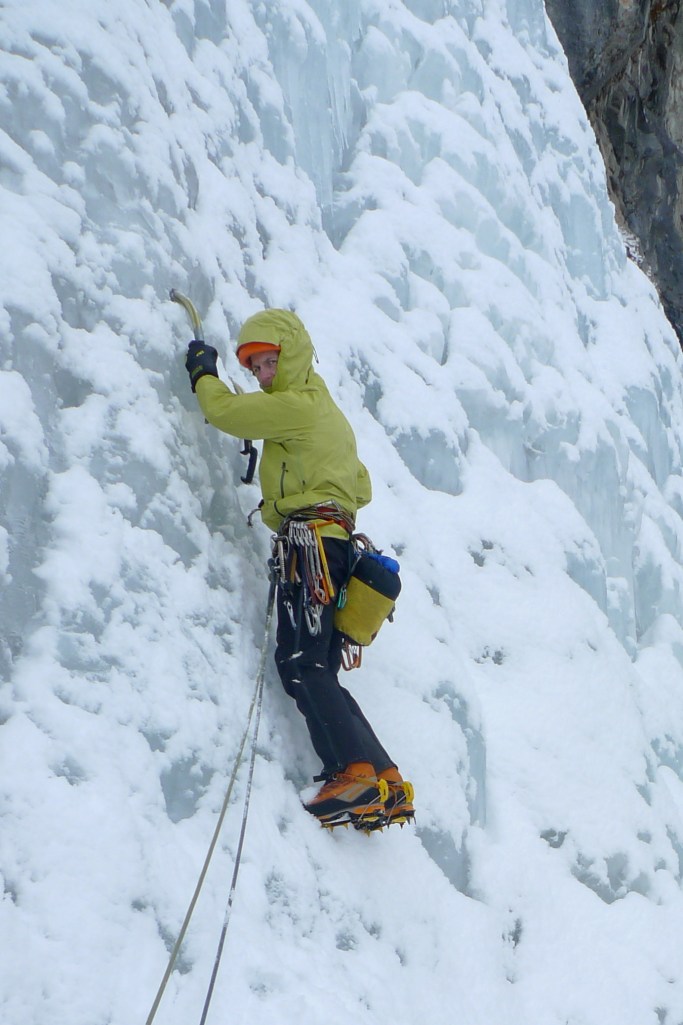 The Outdoor Research Alpine Alibi II Glove was dexterous enough for placing protection on steep ice climbs and protected my hands from the elements.