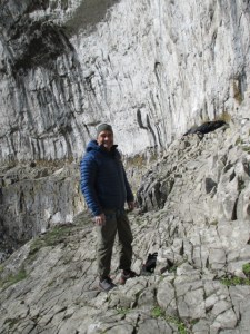 The TNF Catalyst jacket was warm enough on those cold, spring days.