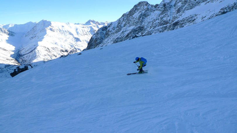 Testing the Haglöfs VOJD 18 ABS Ski Pack in La Grave.