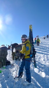 Deuter Provoke Pack - comfortable and sturdy for carrying skis or snowboard.