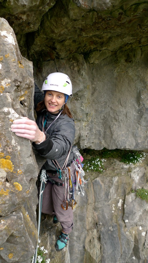 Edelrid Zodiac Helmet - note the head torch clips and air vents.