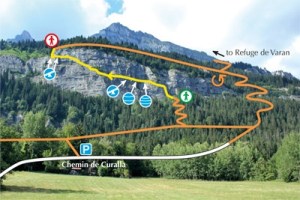 Clear photos gave good route info.