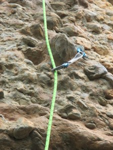 The Wild Country Proton - a high quality sport climbing draw.