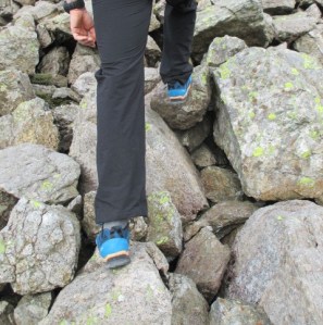 Terrex Solo on scree