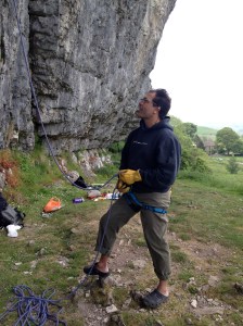 Perfect for steep routes - Kilnsey Crag, Yorkshire.