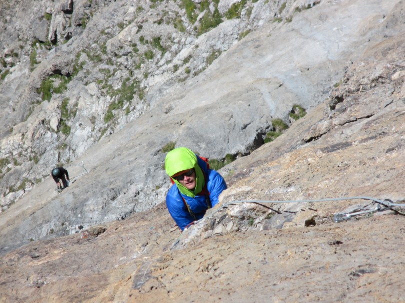 Arc'teryx Alpha FL Jacket - an awesome helmet compatible hood that doesn't interfere with movement or vision.