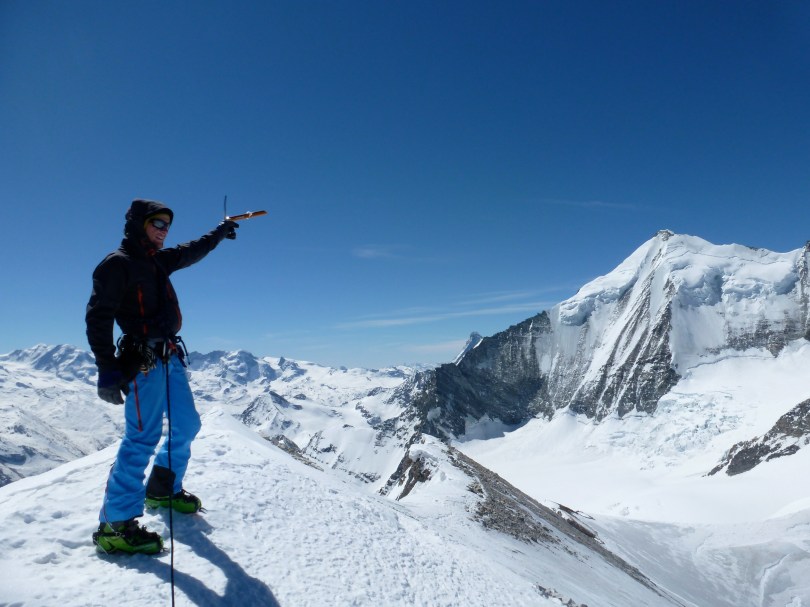 Black Diamond Sabretooth Crampons  - a great all round mountaineering crampon that will help get you into awesome places like this! Brunneghorn, Switzerland.