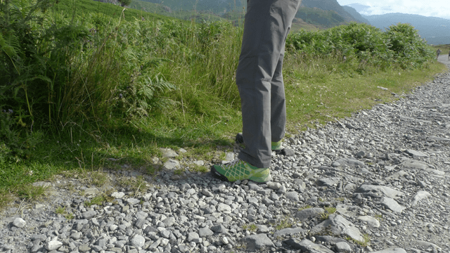 The Salewa Wildfire were really nice for walking in.