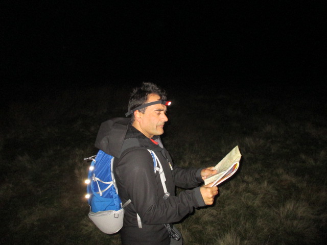 The Black Diamond Ion gave enough light to light up the path.