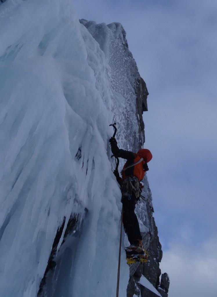 Ben on Waterfall Gully (photo John Proctor)