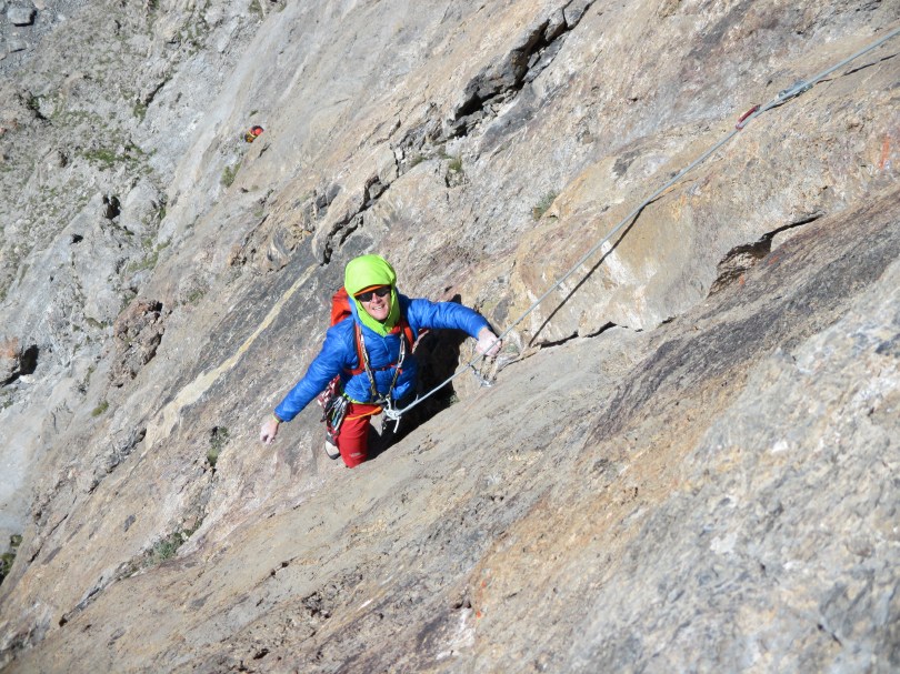The HAGLÖFS  L.I.M. BARRIER PRO HOOD - a light, compressible, insulation piece perfect for taking on multi pitch rock climbs.