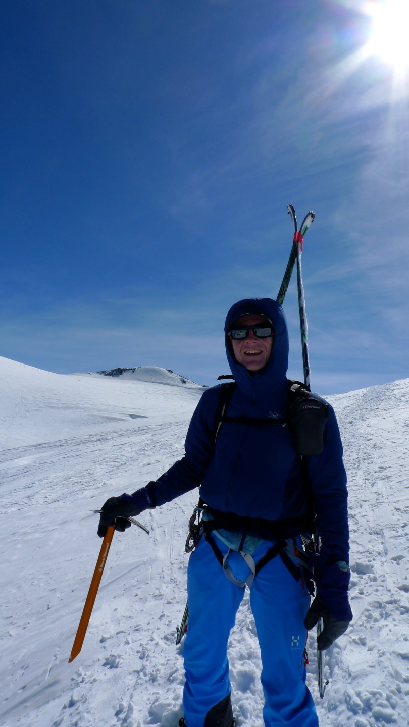 Blue Ice Choucas Harness - bootpacking whilst skiing the class Chamonix to Zermatt 'Haute Route'