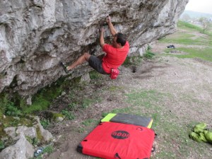 It was great to carry as an extra pad for a spot of bouldering after sport climbing.