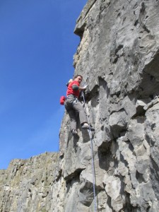 The Northj Face Corona Pants were great for sport climbing