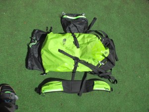 When stripped the TNF Shadow weighed 615g!