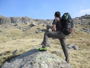The Salomon X Alp GTX were comfortable on long mountain approaches.