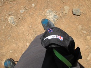 Although there was no stow pocket the Ultralite jacket was compressible enough to stuff into a pocket when climbing.