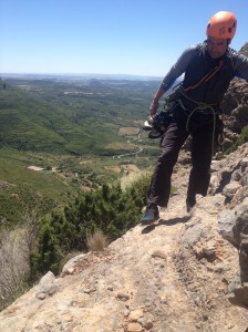 The Scarpa Oxygen had a great fit and gives real confidence on tricky descents.