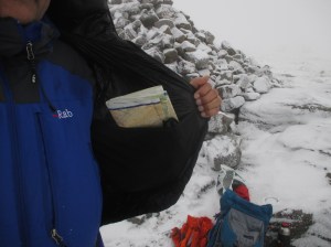 A great mesh pocket for stashing maps, gloves, etc.