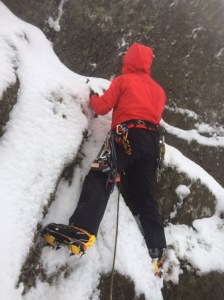 The Scarpa Manta Pro were fine for winter action and fitted a crampon really securely.