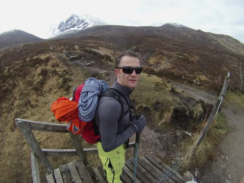 Vanir LT Pants - zips open for ventilation whilst walking into Ben Nevis.