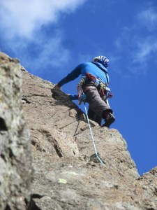 The Beghaus Extrem 7000 was perfect for big cragging days. Upper SCout Crag, Langdale.