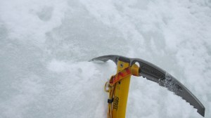 The adze was sharp enough to cut even the hardest of ice.