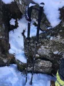 Super strong, but collapse easily to fit into your pack.