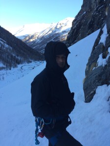 The hood has a great peak that fitted over a helmet perfectly - genius!