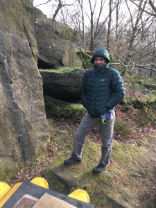Perfect for cold spring bouldering days. The hood was fine for keeping my head warm.