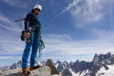 Kevin Avery - guiding in the Alps.