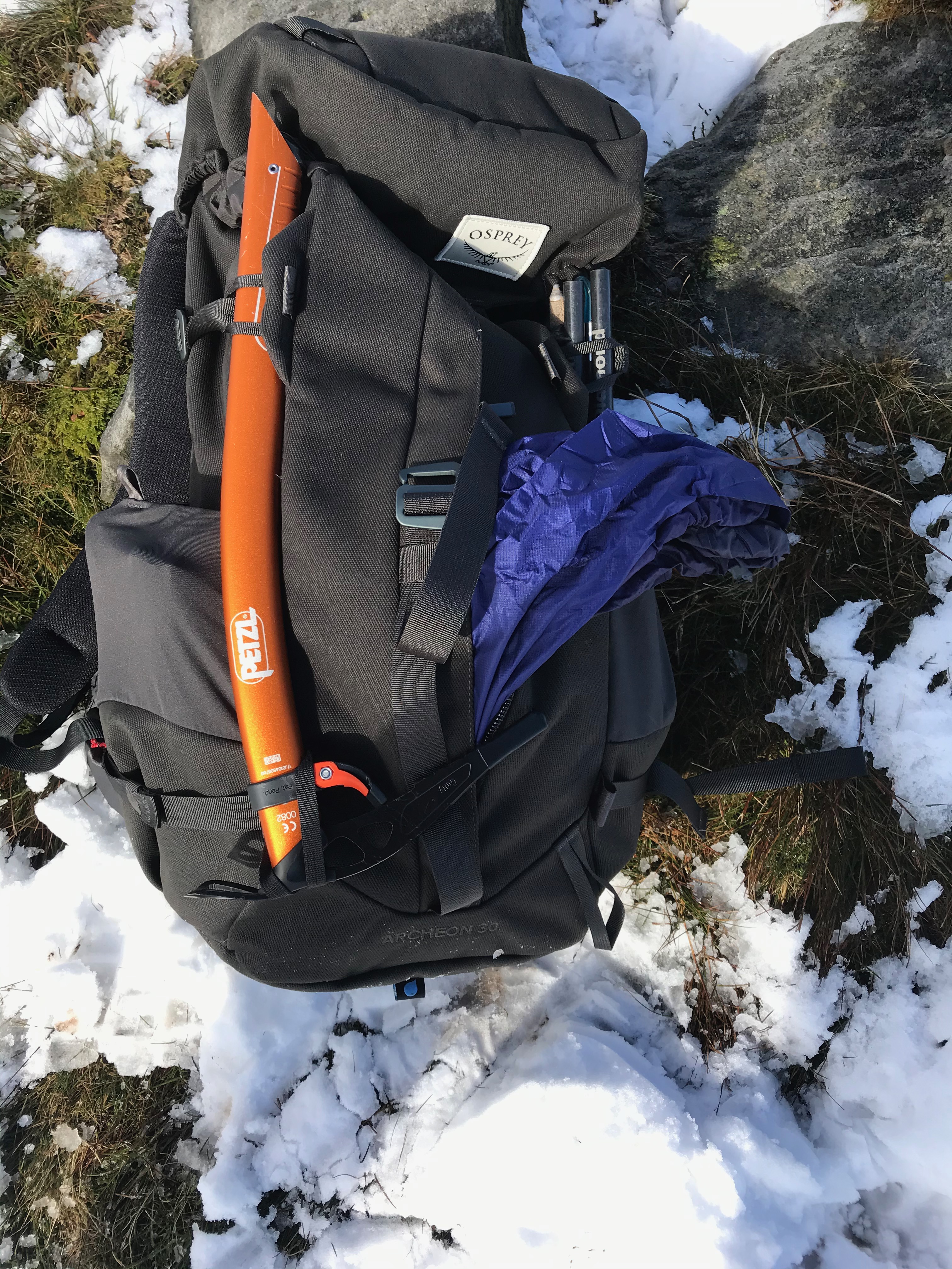 osprey-archeon-ice-axe-  Climbing Gear Reviews