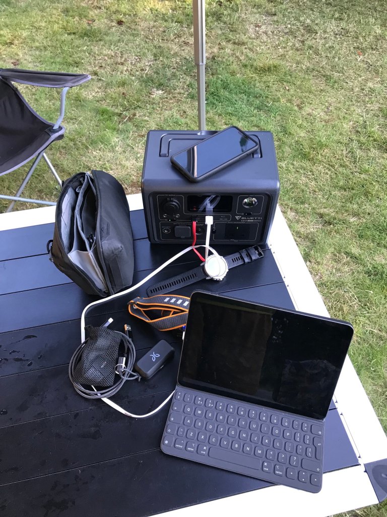 Bluetti EB3A charging